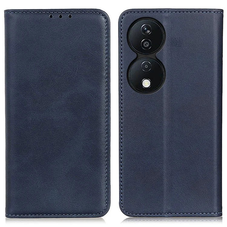 For Honor X7b 4G / Play 50 Plus 5G Split Leather Case Wallet Cover Magnetic Closing
