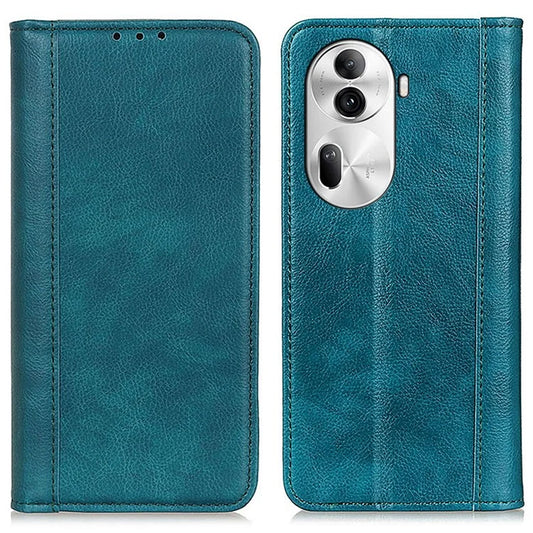For Oppo Reno11 Pro 5G (Global) / Reno11 (China) 5G Split Leather Case Protective Phone Cover Litchi Texture