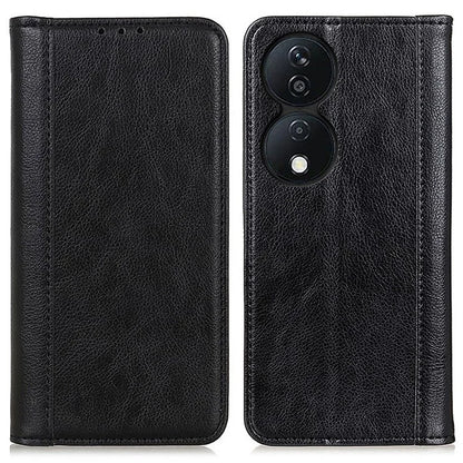 For Honor X7b 4G / Play 50 Plus 5G Litchi Texture Case Split Leather Wallet Cover