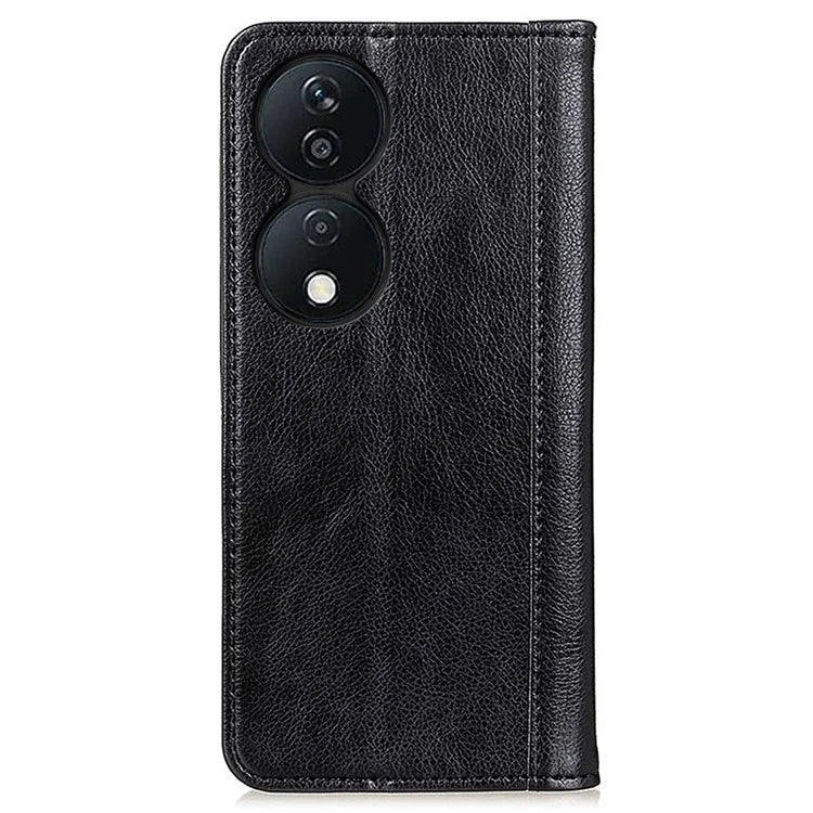 For Honor X7b 4G / Play 50 Plus 5G Litchi Texture Case Split Leather Wallet Cover