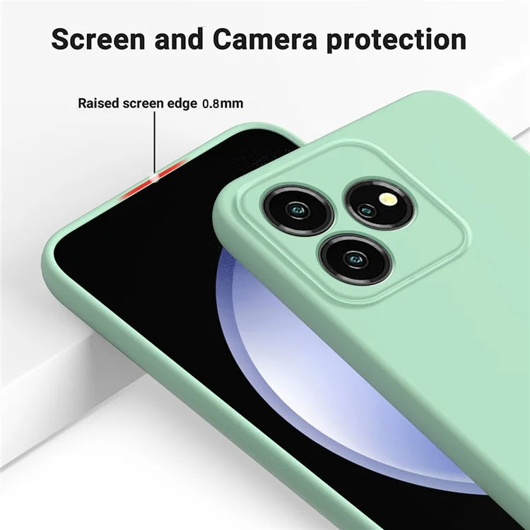 For ZTE Axon 50 Lite Cell Phone Case Liquid Silicone Back Shell