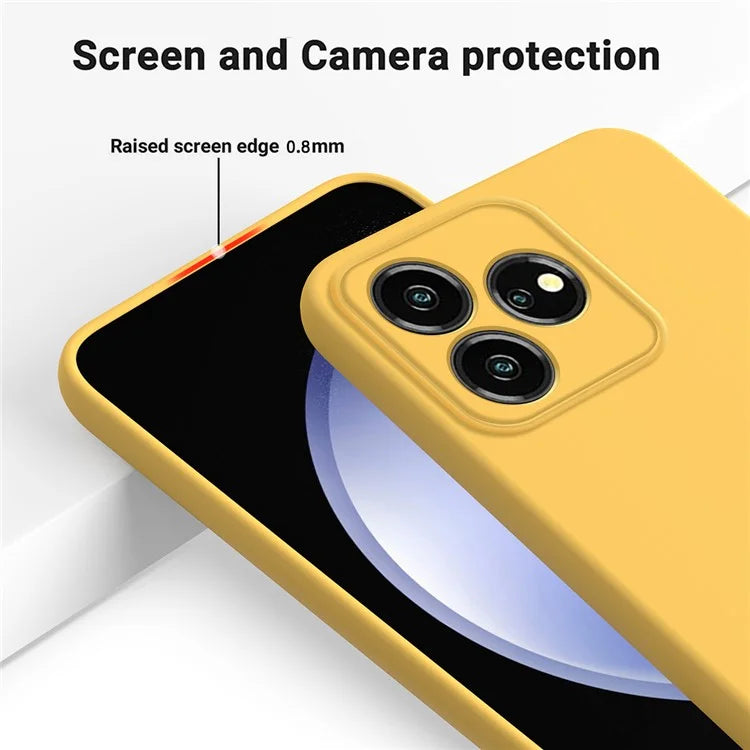 For ZTE Axon 50 Lite Cell Phone Case Liquid Silicone Back Shell