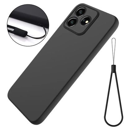 For ZTE Axon 50 Lite Cell Phone Case Liquid Silicone Back Shell