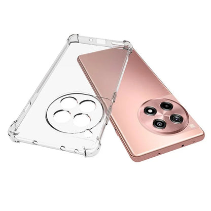 For OnePlus Ace 3 5G / 12R 5G TPU Case Reinforced Corners Clear Back Cover