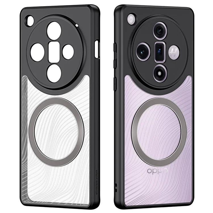 DUX DUCIS Aimo Series for Oppo Find X7 5G Magnetic Case TPU+PC Anti-Fall Phone Cover (REACH Certification)