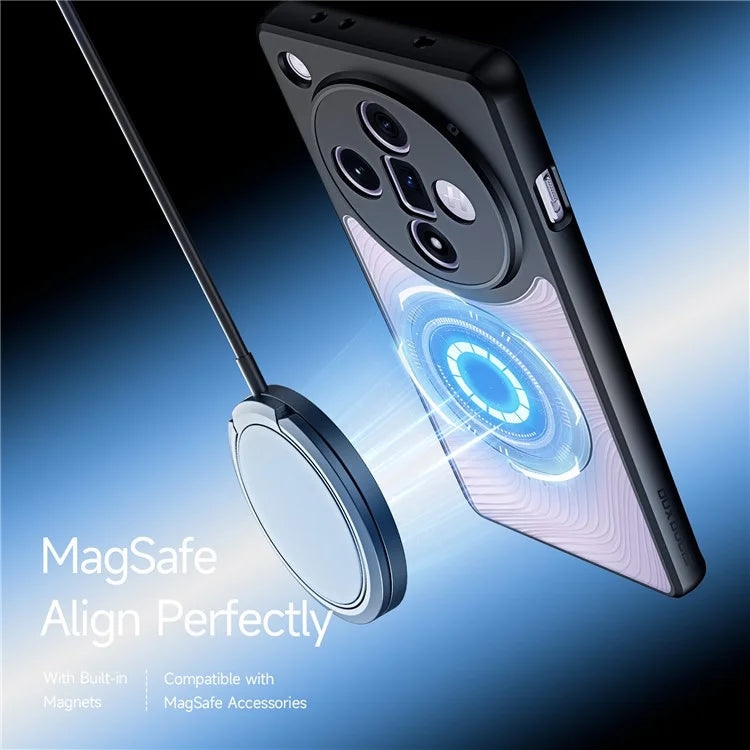 DUX DUCIS Aimo Series for Oppo Find X7 5G Magnetic Case TPU+PC Anti-Fall Phone Cover (REACH Certification)