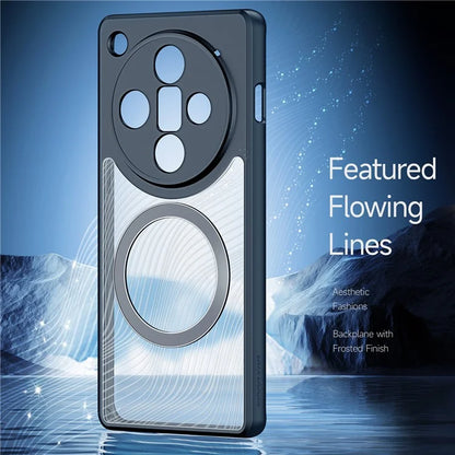 DUX DUCIS Aimo Series for Oppo Find X7 5G Magnetic Case TPU+PC Anti-Fall Phone Cover (REACH Certification)