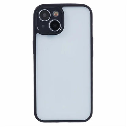 For iPhone 14 Plus Cell Phone Case HD Clear TPU+PC Back Shell