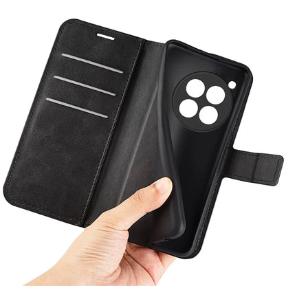For OnePlus 12 5G PU Leather Folio Cover Magnetic Buckle Flip Phone Case Wallet
