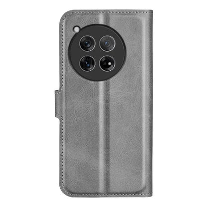 For OnePlus 12 5G PU Leather Folio Cover Magnetic Buckle Flip Phone Case Wallet