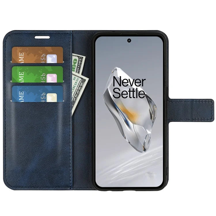For OnePlus 12 5G PU Leather Folio Cover Magnetic Buckle Flip Phone Case Wallet