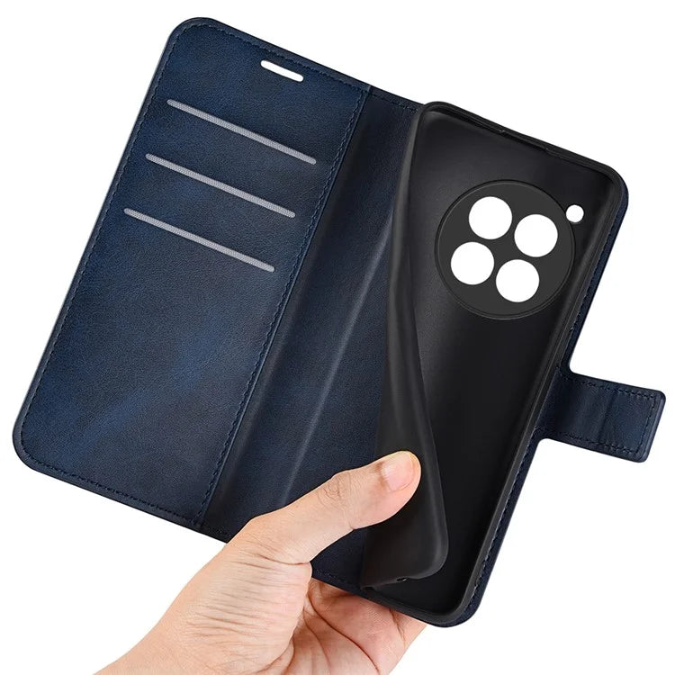 For OnePlus 12 5G PU Leather Folio Cover Magnetic Buckle Flip Phone Case Wallet
