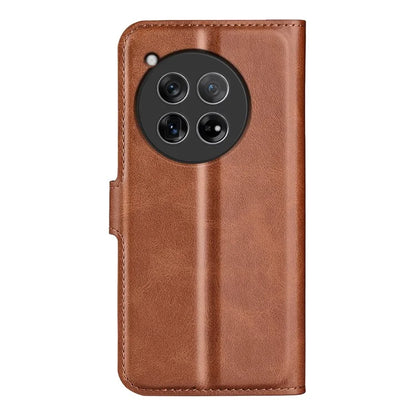 For OnePlus 12 5G PU Leather Folio Cover Magnetic Buckle Flip Phone Case Wallet