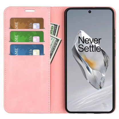 For OnePlus 12 5G PU Leather Skin-touch Case Wallet Flip Phone Cover