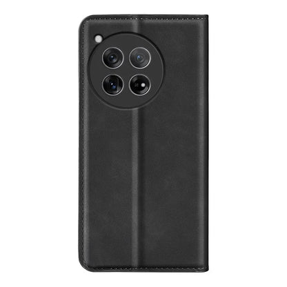 For OnePlus 12 5G PU Leather Skin-touch Case Wallet Flip Phone Cover
