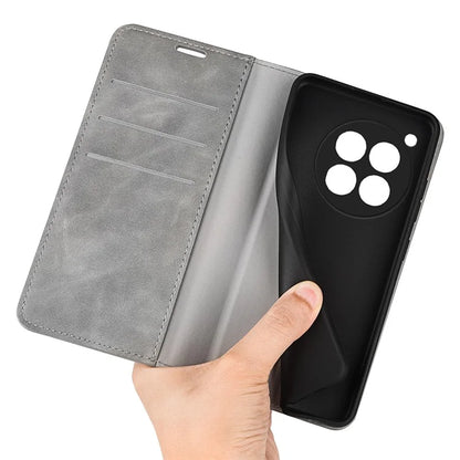 For OnePlus 12 5G PU Leather Skin-touch Case Wallet Flip Phone Cover