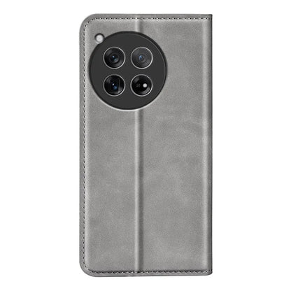For OnePlus 12 5G PU Leather Skin-touch Case Wallet Flip Phone Cover