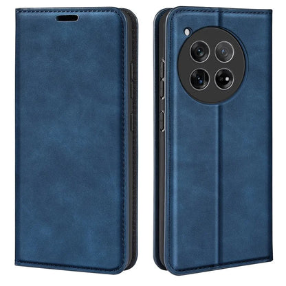 For OnePlus 12 5G PU Leather Skin-touch Case Wallet Flip Phone Cover