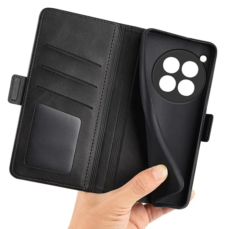 For OnePlus 12 5G Leather Flip Wallet Case Folio Stand View Phone Cover