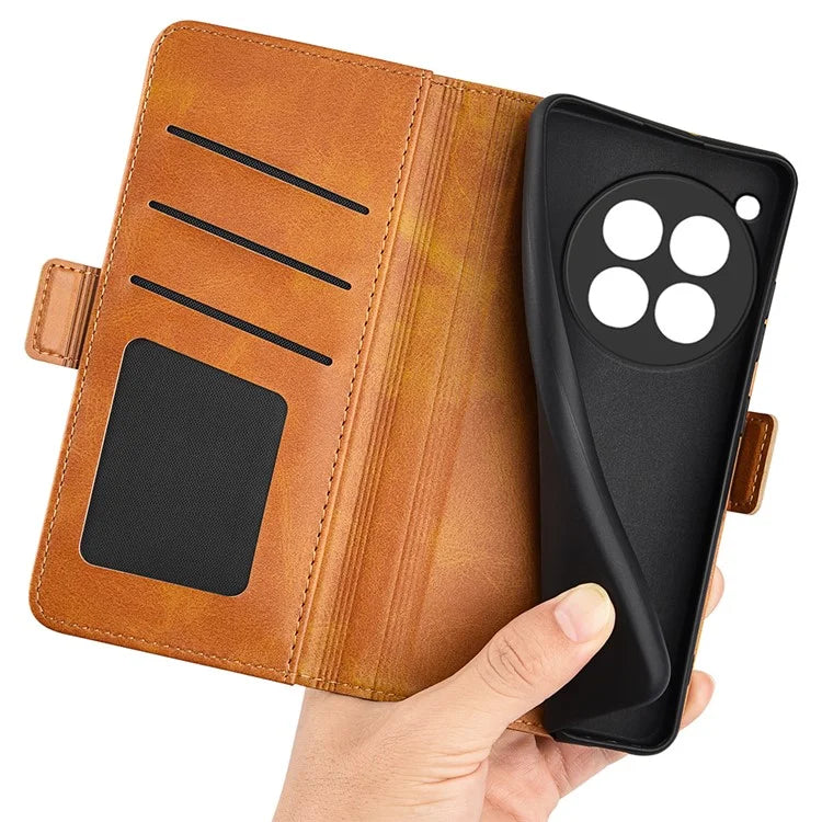 For OnePlus 12 5G Leather Flip Wallet Case Folio Stand View Phone Cover