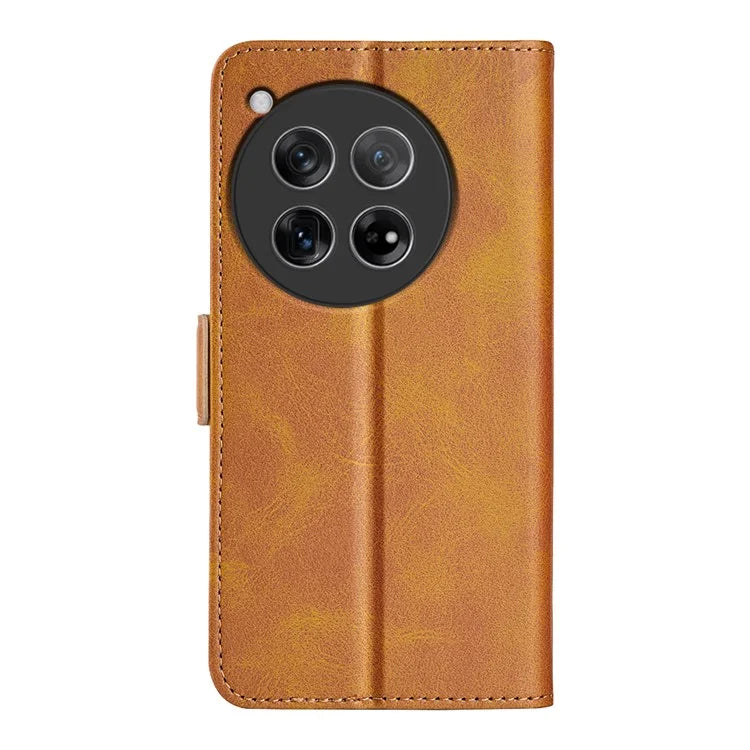 For OnePlus 12 5G Leather Flip Wallet Case Folio Stand View Phone Cover