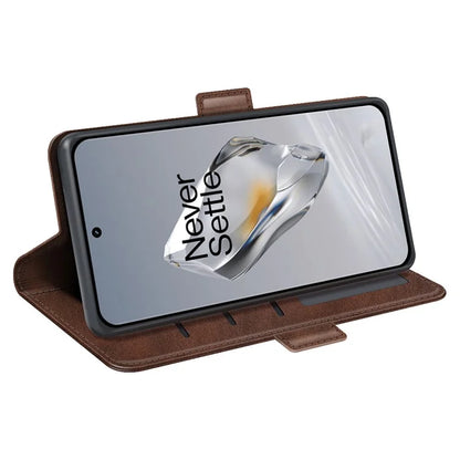 For OnePlus 12 5G Leather Flip Wallet Case Folio Stand View Phone Cover