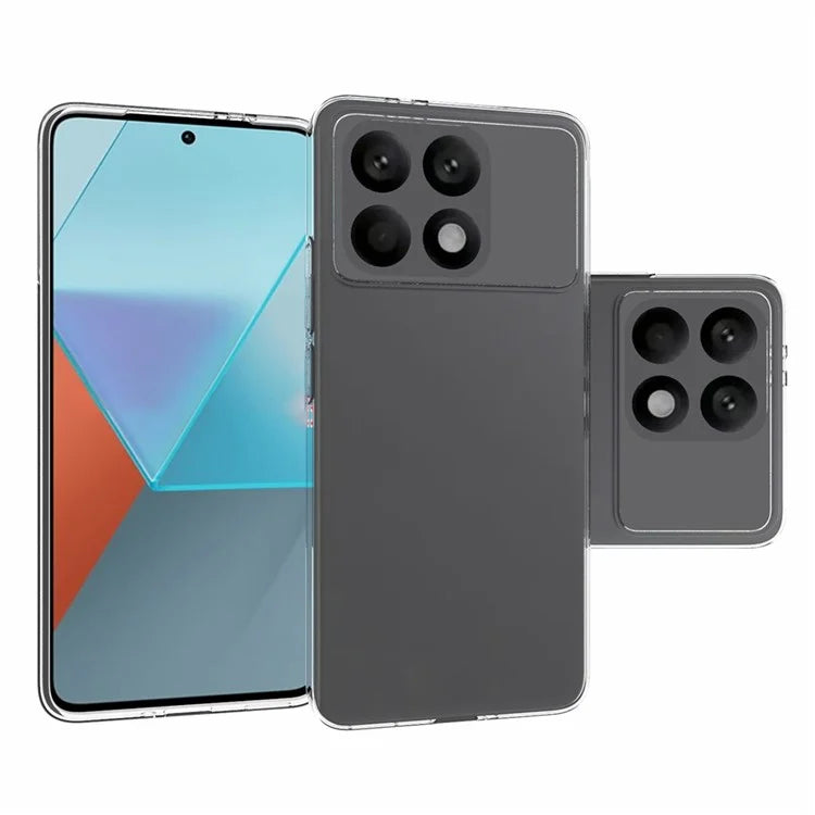 10Pcs / Pack For Xiaomi Redmi K70 5G / K70 Pro 5G Case Watermark-Free TPU Clear Phone Cover