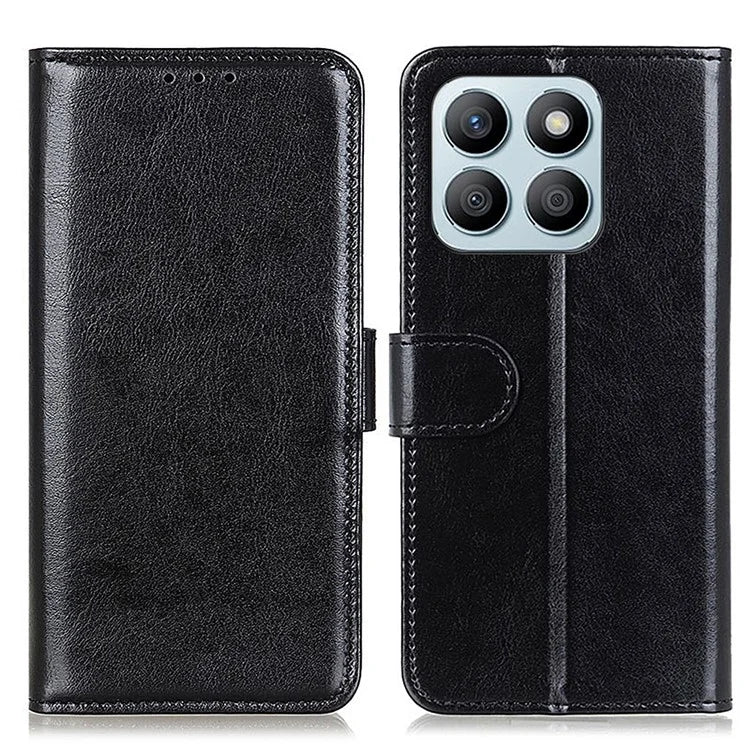 For Honor X8b 4G Case Crazy Horse Texture Leather Phone Wallet Cover