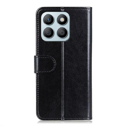 For Honor X8b 4G Case Crazy Horse Texture Leather Phone Wallet Cover