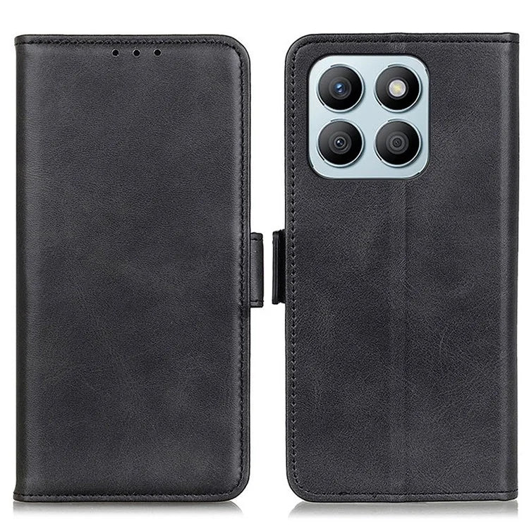 For Honor X8b 4G Phone Case Leather Wallet Side Magnetic Clasp Cover