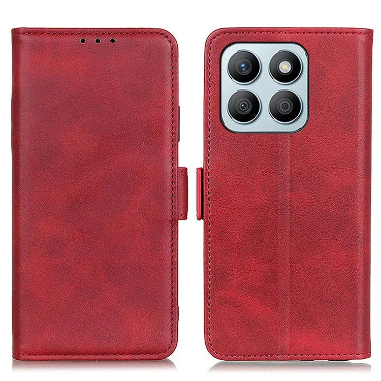 For Honor X8b 4G Phone Case Leather Wallet Side Magnetic Clasp Cover