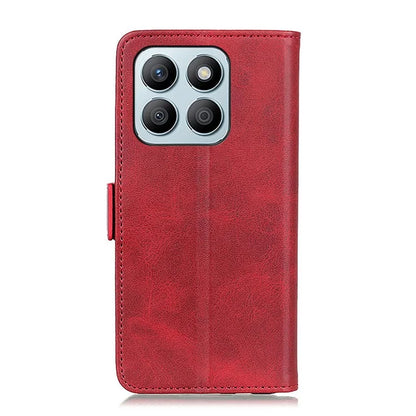 For Honor X8b 4G Phone Case Leather Wallet Side Magnetic Clasp Cover