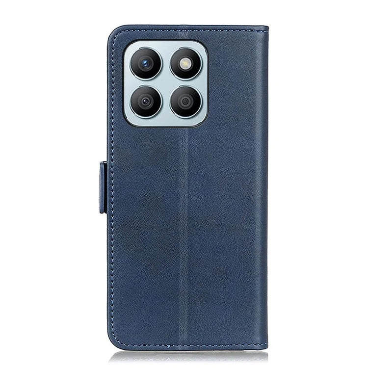 For Honor X8b 4G Phone Case Leather Wallet Side Magnetic Clasp Cover