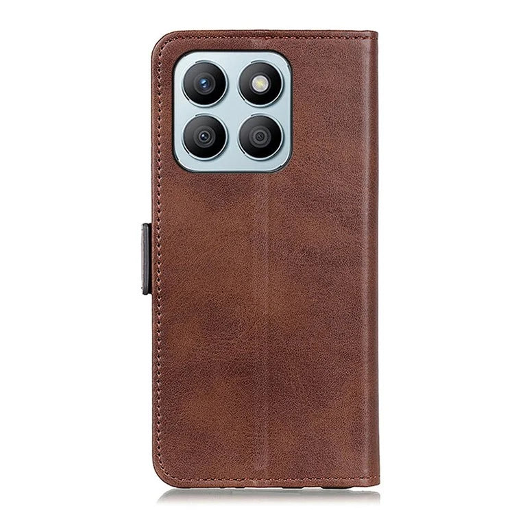 For Honor X8b 4G Phone Case Leather Wallet Side Magnetic Clasp Cover