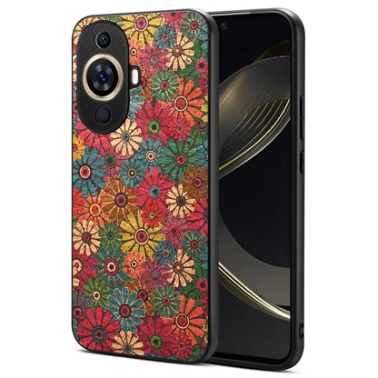 For Huawei nova 11 Phone Case Floral Flower Pattern Shockproof Cover