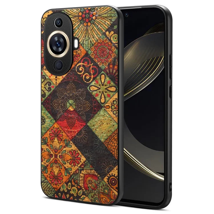 For Huawei nova 11 Pro / nova 11 Ultra Phone Case PU Leather Flower Pattern Slim Cover