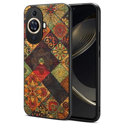 For Huawei nova 11 Pro / nova 11 Ultra Phone Case PU Leather Flower Pattern Slim Cover
