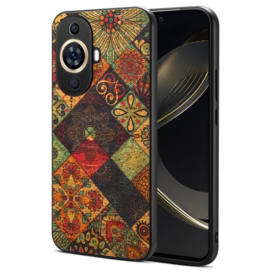 For Huawei nova 11 Pro / nova 11 Ultra Phone Case PU Leather Flower Pattern Slim Cover