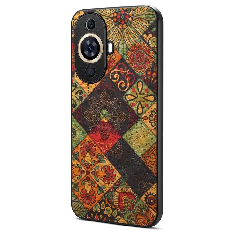 For Huawei nova 11 Pro / nova 11 Ultra Phone Case PU Leather Flower Pattern Slim Cover