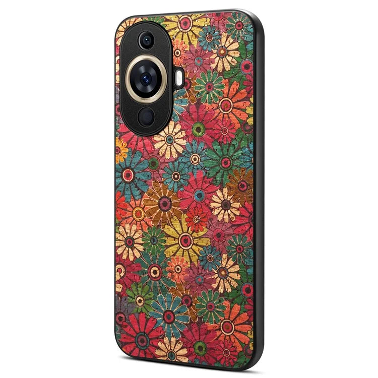 For Huawei nova 11 Pro / nova 11 Ultra Phone Case PU Leather Flower Pattern Slim Cover