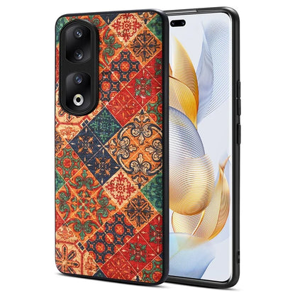 For Honor 90 Pro Phone Case Printed Flower Pattern Shockproof Cover