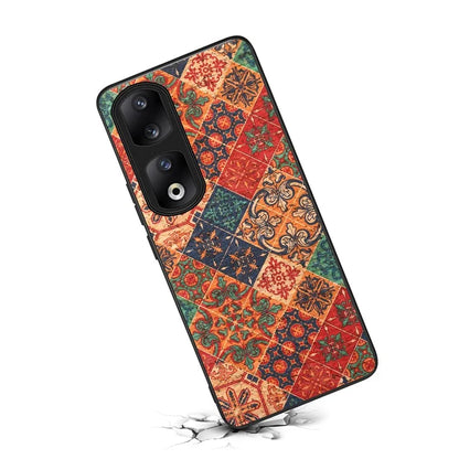 For Honor 90 Pro Phone Case Printed Flower Pattern Shockproof Cover