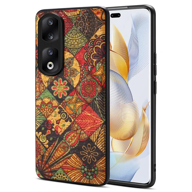 For Honor 90 Pro Phone Case Printed Flower Pattern Shockproof Cover