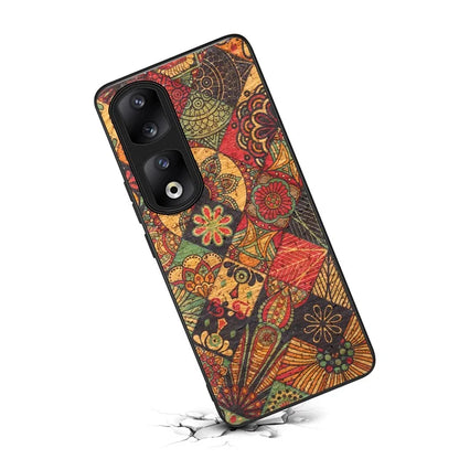 For Honor 90 Pro Phone Case Printed Flower Pattern Shockproof Cover