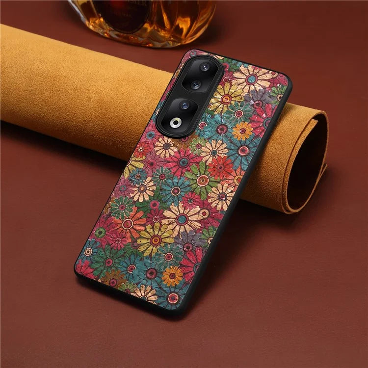 For Honor 90 Pro Phone Case Printed Flower Pattern Shockproof Cover