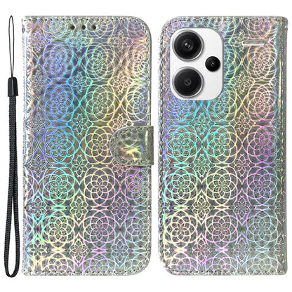 For Xiaomi Redmi Note 13 Pro+ 5G Leather Case Dazzling Flower Phone Cover