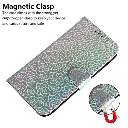 For Xiaomi Redmi Note 13 Pro+ 5G Leather Case Dazzling Flower Phone Cover