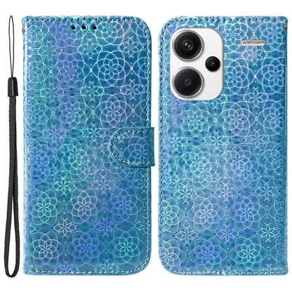 For Xiaomi Redmi Note 13 Pro+ 5G Leather Case Dazzling Flower Phone Cover