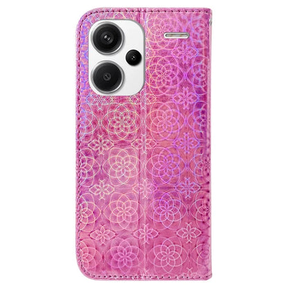 For Xiaomi Redmi Note 13 Pro+ 5G Leather Case Dazzling Flower Phone Cover