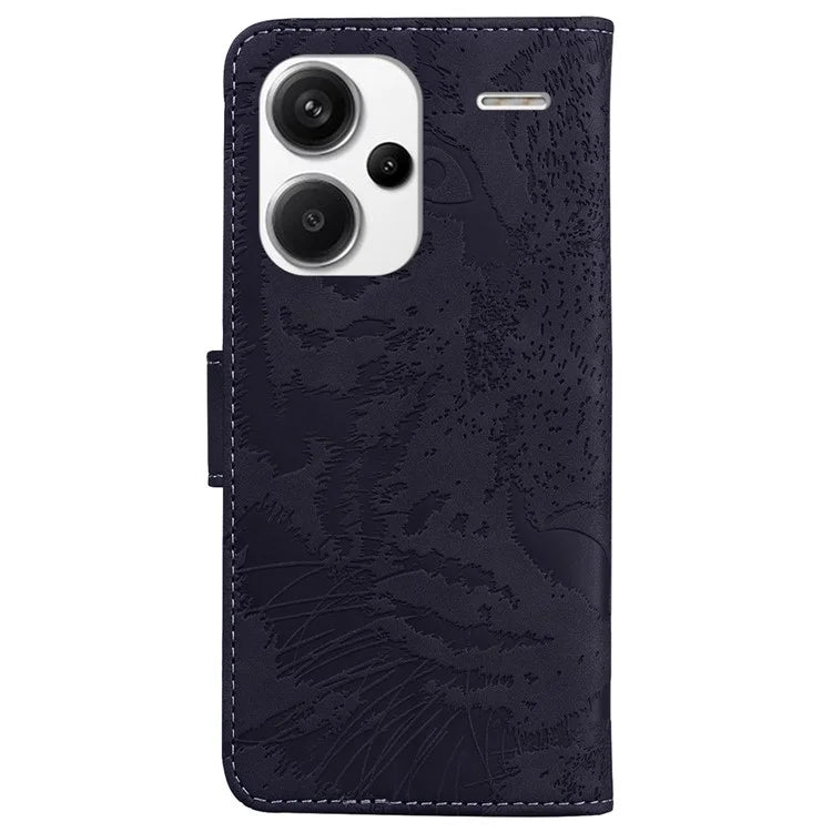 For Xiaomi Redmi Note 13 Pro+ 5G Wallet Case Tiger Pattern Leather Stand Feature Flip Phone Cover